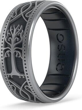 Comfortable DualTone Silicone Rings - Flexible Design, Inspired by Fantasy